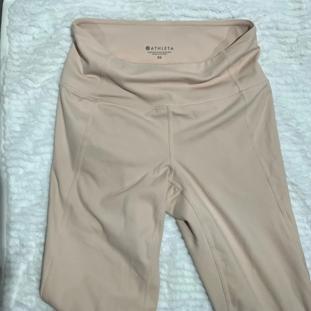 Athleta Ballerina Pink Eclipse Tight in size XS - Picture 2 of 10